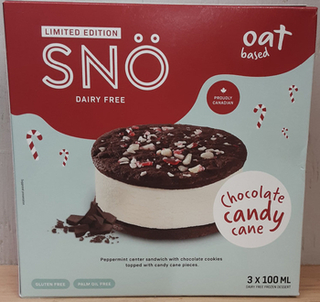 Snö - Chocolate Candy Cane Sandwiches